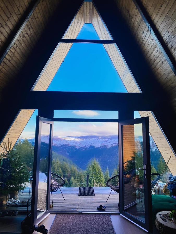 Nordik Cabin - Aframe With 2 Bedrooms Mărişel Kültér fotó